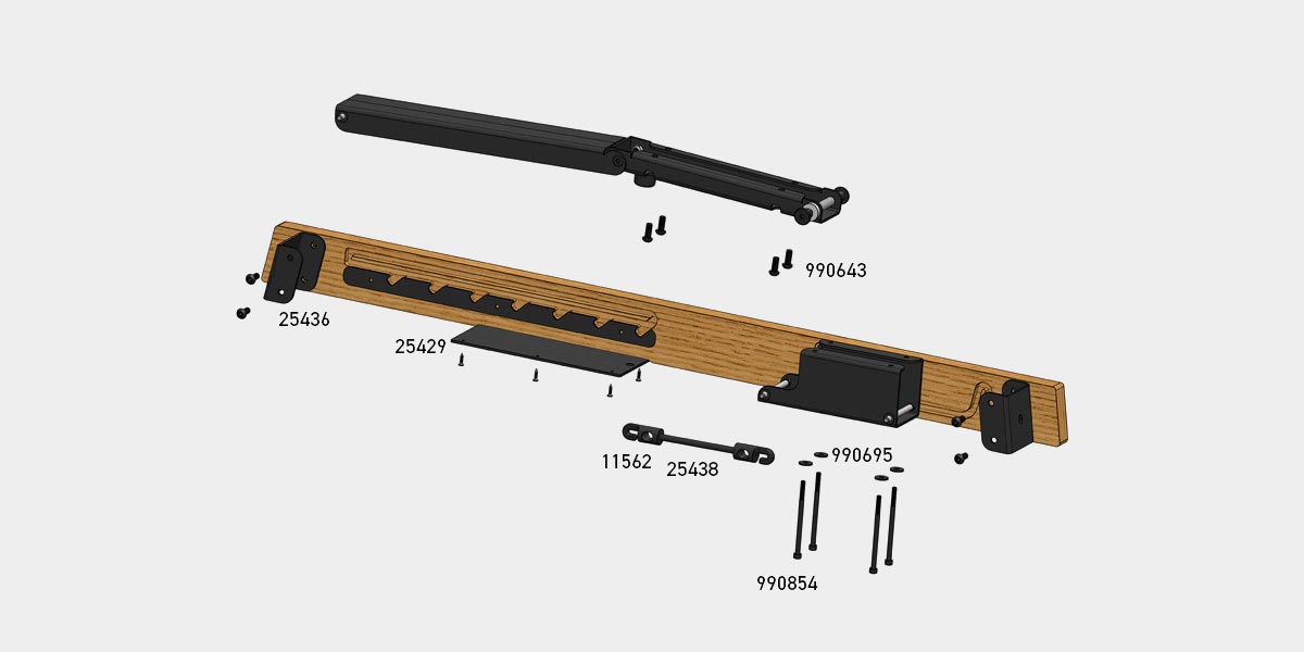 NOHRD WeightBench Ersatzteile