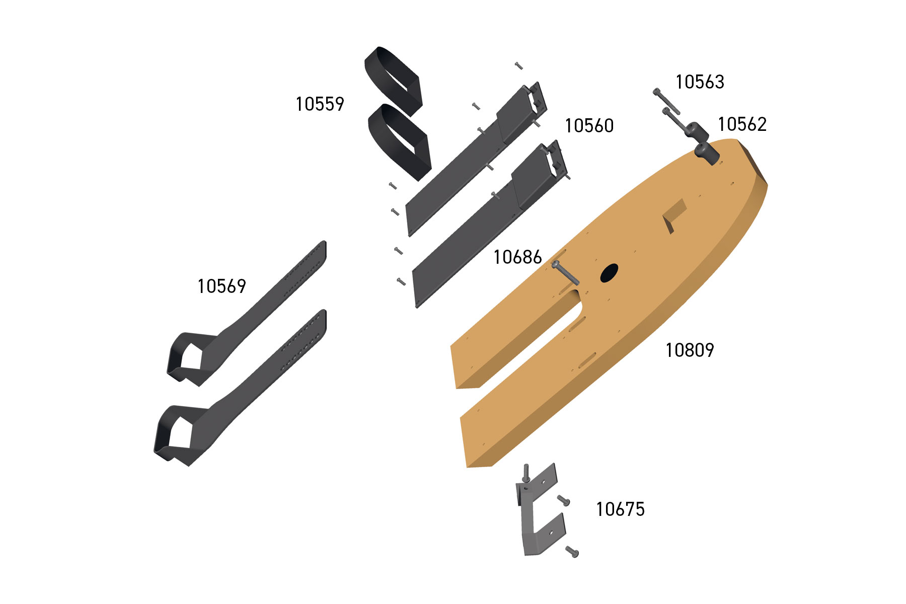 Ersatzteile Fußbrett A1