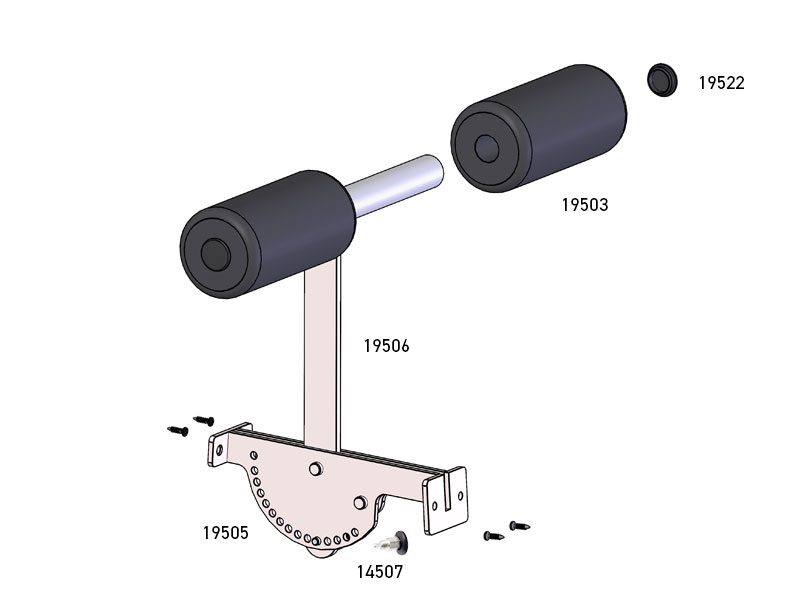 TriaTrainer Ersatzteile Fußstütze