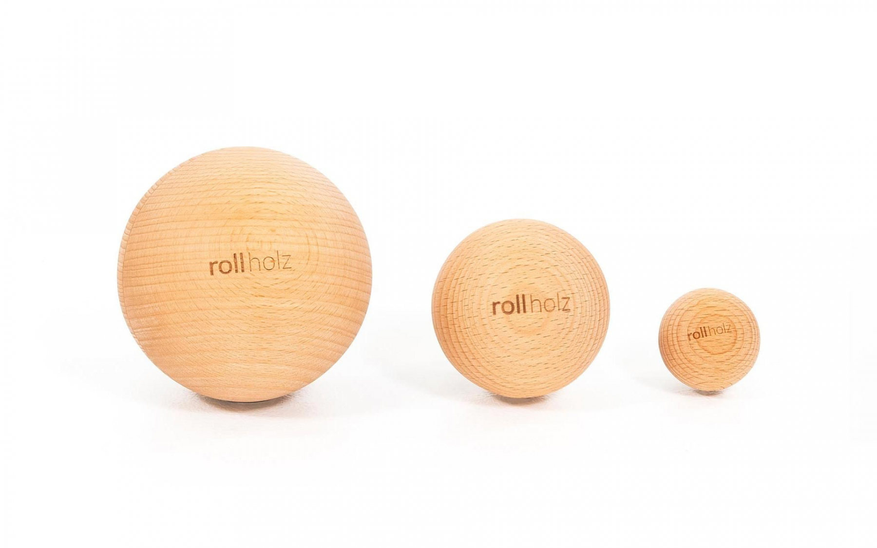 rollholz Kugel Set Buche
