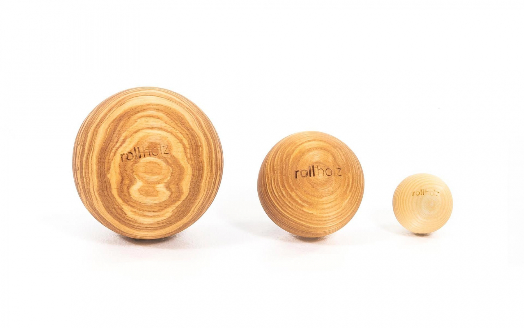 rollholz Kugel Set Esche