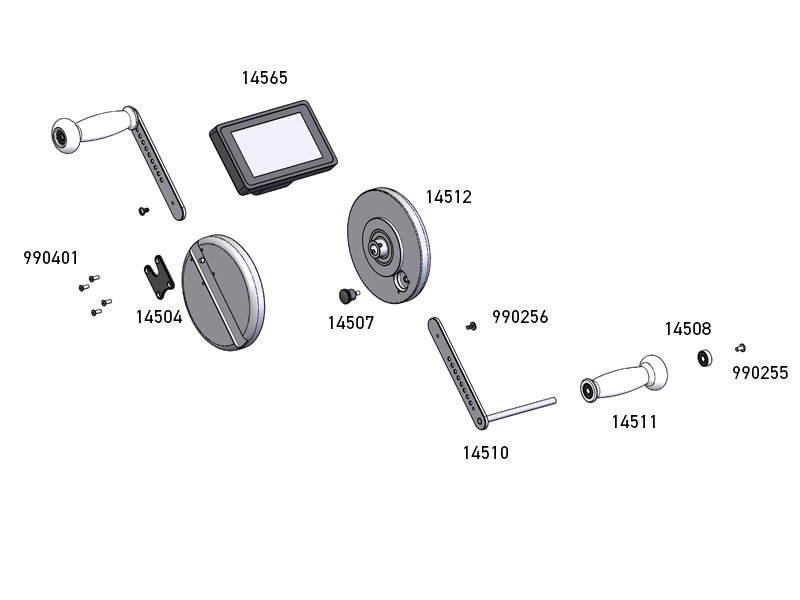 Ersatzteile WaterGrinder Kurbeleinheit