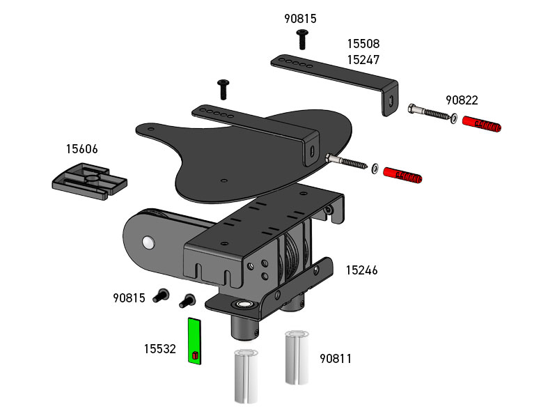 Ersatzteile Oberes Bracket
