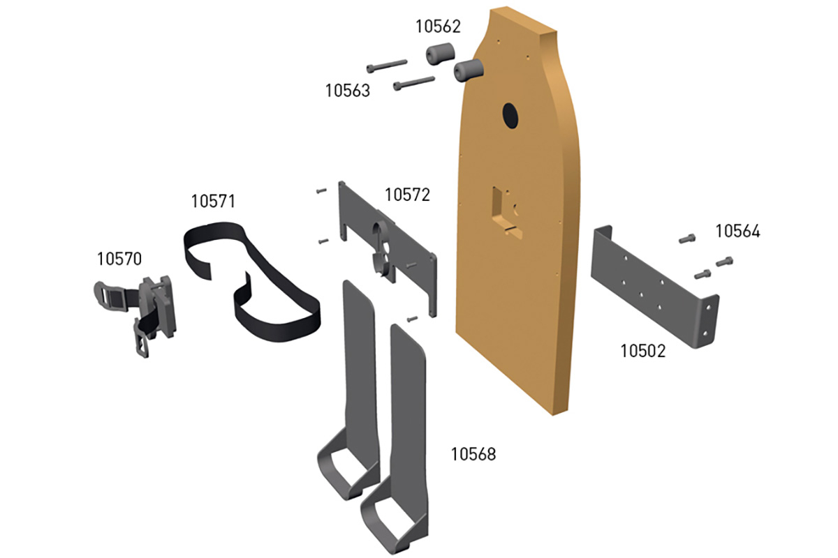 Ersatzteile Fußbrett
