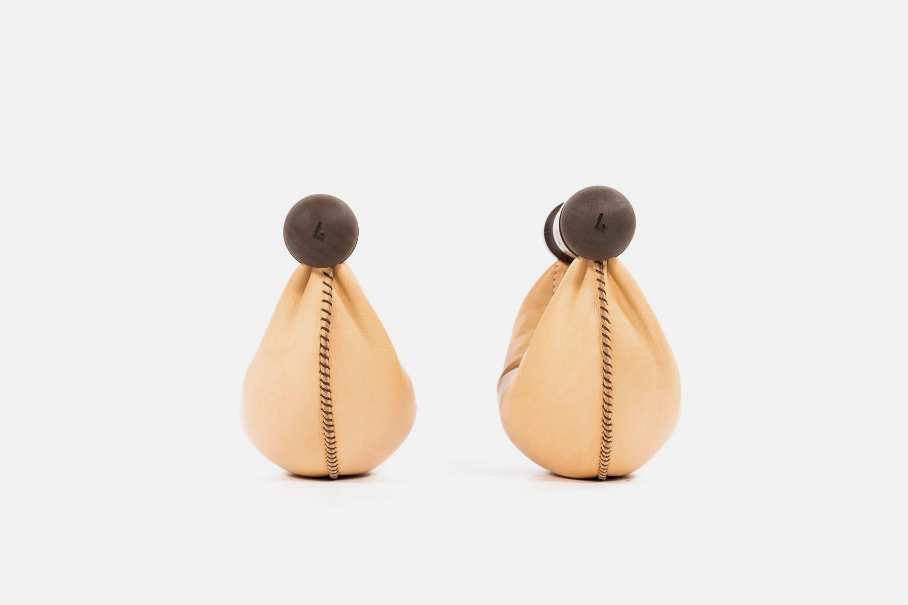 SwingBells Set Walnut Natural