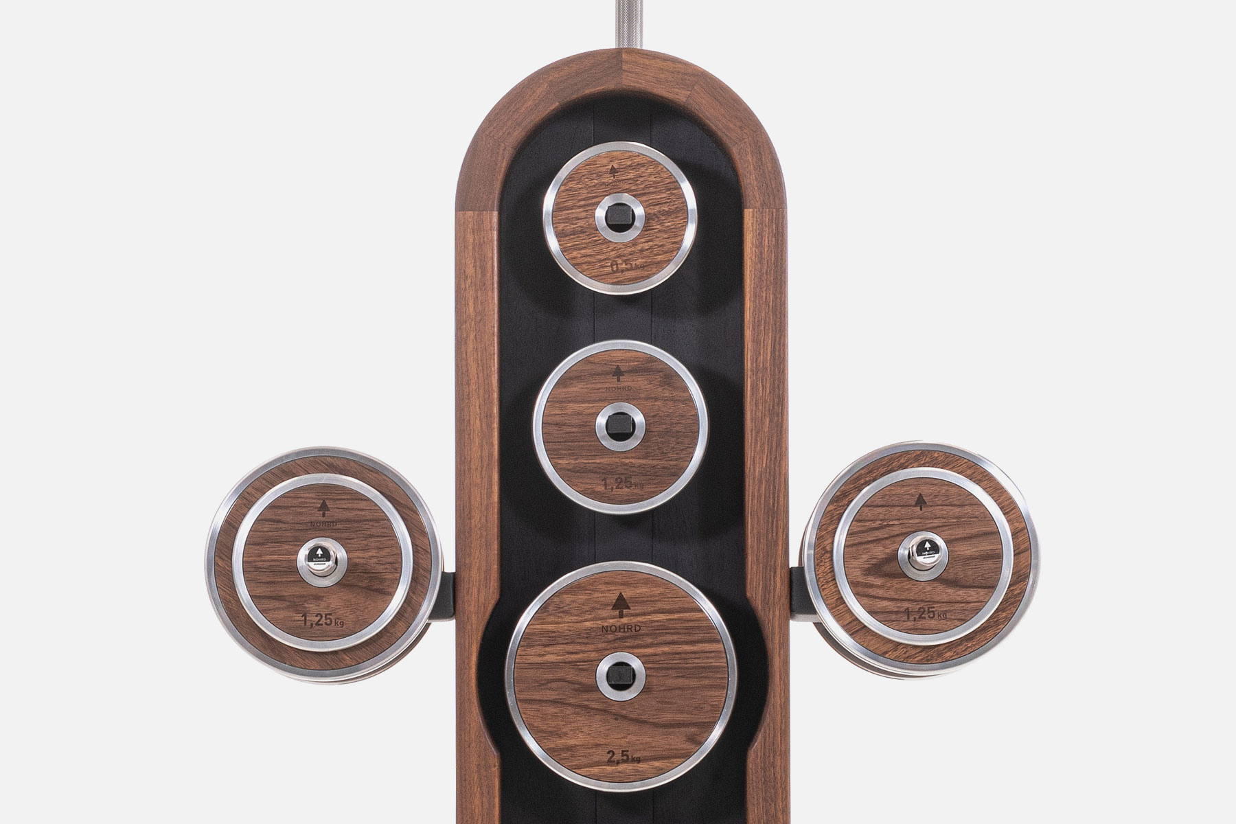 NOHRD WeightPlate Tower Walnut